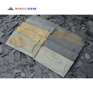 Huis Van Natuurlijke Leisteen, Roestige Leisteen En Spaanse Leisteen, Wenlei Steen-Fabriek Prijs Stenen Wandbekleding - Product Image 3