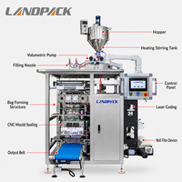 Machine d'emballage multi-voies pour liquides (miel, eau, jus, shampoing, enzymes, gelée, boissons) en bouteilles, sachets et pochettes
