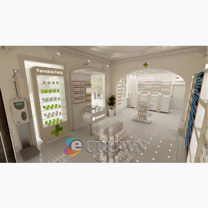 Metal <strong>Display</strong> Drugs Combination <strong>Dishware</strong> Floor Cabinet Medical Shop Holloware Shop Wall <strong>case</strong> showcase OEM - Product Image 2