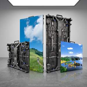 Pantalla LED de Alquiler Boshuo P2.6/P2.9/P3.91 para Interiores/Exteriores, Gabinete de Aluminio 500x500mm/500x1000mm, 8K HDR10+, Resistente al Agua, para Escenarios - Product Image 1