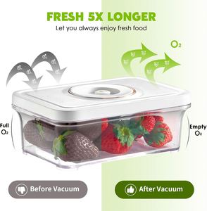 Pompe à vide alimentaire 4 en 1 avec rangement en ABS de qualité alimentaire pour une utilisation en cuisine, préservation de la fraîcheur et conception détachable - Product Image 3