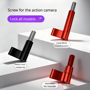 Tornillo de Mariposa Largo en Forma de L y T de Aluminio CNC M4 M5 M6 M8 1/4 para Accesorios de Cámara GoPro/Hero/<span class=keywords><strong>Xiaomi</strong></span>/<span class=keywords><strong>YI</strong></span> y Cámaras Deportivas de Acción - Product Image 1