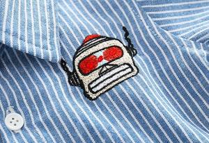 Shopping Online Websites Kids Embroidered Cartoon Cotton Trousers <b>Tie</b> Fashion Sport Boy Tee Shirt - Product Image 5