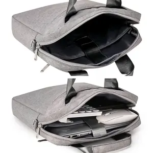 Vertical Laptop Bag for Macbook Pro 13 Portable Notebook <strong>Case</strong> 14.3 Inches Business <strong>Computer</strong> Cover <strong>With</strong> Adjustable Shoulder Strap - Product Image 4