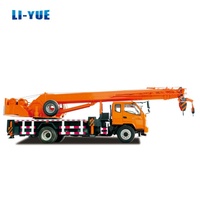 Grue de camion télescopique populaire 2026 avec vérin hydraulique 10 tonnes pour engins de construction