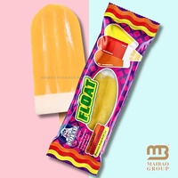 Sacs d'emballage de glace à l'eau à imprimé personnalisé Emballage de glace en plastique de paquet de crème glacée givrée transparent commercial