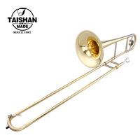 Taishan Brand High Quality Wholesale BB Key Brass Tenor Trombone Music Instrument for Performance