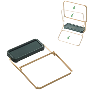 Filtro de Desechos de Alimentos para Fregadero de <span class=keywords><strong>Cocina</strong></span>, Plegable, Autoadhesivo, de Plástico, con Malla de Filtro Reemplazable, Escurridor para Frutas y Verduras - Product Image 2