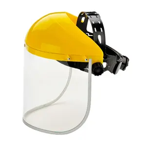 FS1010A-P Safety Face Shield Clear Visor Liquid Splash Proof Chemical Resistant Faceshield CE