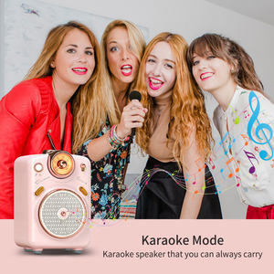 Divoom Fairy-<span class=keywords><strong>OK</strong></span> Mini haut-parleur karaoké rétro avec microphone Fonction karaoké avec changement de voix, <span class=keywords><strong>radio</strong></span> FM, carte TF - Product Image 5