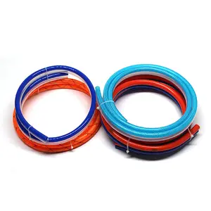pvc nsf water hose braided water flexible hose plastic 5/16 air hose 100ft