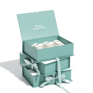 Benutzer definierte recycelte Pappe Magnet kartons Mattschwarzes Schwamm futter für Haarpflege pille Flüssige Medizin Schwamm produkte - Product Image 1