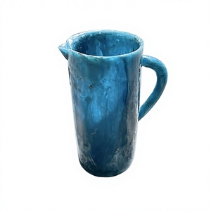 Unique Luxury Elegant Resin Tumbler Eco Friendly Handmade Handgrip Kitchenware Drinkware Home Kitchen Tools Custom Gift <b>Box</b> - Product Image 1