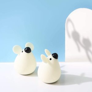 Đèn Hình Chuột Dễ Thương Đèn Silicon Hình Động Vật Đèn Ngủ Có Thể Điều Chỉnh Độ Sáng USB Đèn Ngủ Cho Trẻ Em Cho Phòng Ngủ - Product Image 4