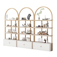 Idées de design pour les présentoirs de magasins de cosmétiques, design intérieur et extérieur de boutiques de maquillage, aménagement de l'agencement des meubles de magasins de cosmétiques