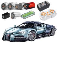 Guly 10648 Supercar technique télécommandée, voiture de course sportive, modèle de véhicule, kit de jouets pour adultes, 3719 pièces, ensembles de blocs de construction