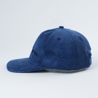 Gorra Snapback de 6 paneles sin estructura, gorra con logotipo bordado personalizado, gorra de material de pana