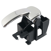 Poignée de porte intérieure latérale gauche pour Nissan Pathfider 2005-2012 OE 80671-4X02B-Black + Silver Car Interior Door Handle Auto Parts