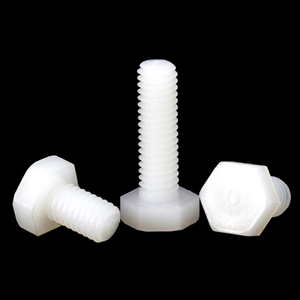 <span class=keywords><strong>Nylon</strong></span> Sechs kant schraube Isolier verschluss weiß <span class=keywords><strong>Nylon</strong></span> Kunststoffs ch raube Voll gewinde Nylons ch raube - Product Image 6