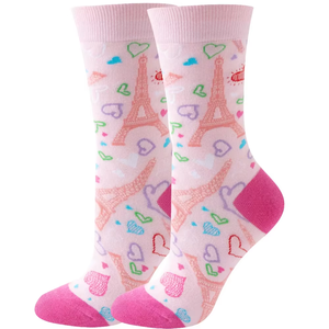 <span class=keywords><strong>Chaussettes</strong></span> fantaisie en gros, motif fruits colorés et amusants, en coton, mi-mollet, unisexe, mignonnes, style dessin animé - Product Image 3