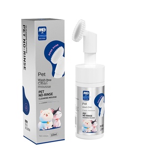 <span class=keywords><strong>Mousse</strong></span> <span class=keywords><strong>nettoyante</strong></span> pour <span class=keywords><strong>chat</strong></span> et chien, soin anti-taches noires, bouteille de 120 ml en plastique PET, sans rinçage, pour le nettoyage du menton et des queues, vente en gros - Product Image 2