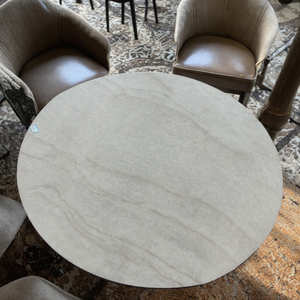 Cubiertas de Mesa Blancas de Cuarzo Taj Mahal Artificial Personalizadas, Libres de Sílice - Product Image 1