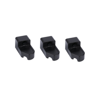 Pièces de caméra usinées CNC sur mesure, anodisées noires, en tôle d'aluminium Al6061, sablées, surfaces lisses en aluminium CNC