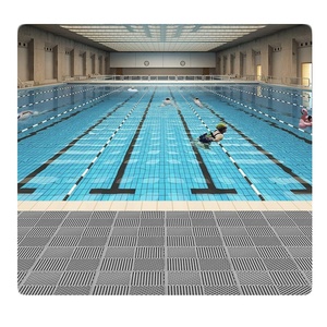 Alfombrillas de Baño Modernas Blancas de PVC Encastrables de 11.8'' x 11.8'', Piso Vinílico con Sistema de Clic, Antideslizante y Resistente al Agua - Product Image 5