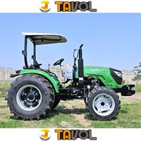 Tracteur agricole diesel 4x4 50 CV 70 CV avec pare-soleil, mini tracteur pour ferme