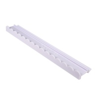 Supports de Mahjong personnalisables en acrylique violet clair de 19 pouces, faits à la main, avec bords festonnés