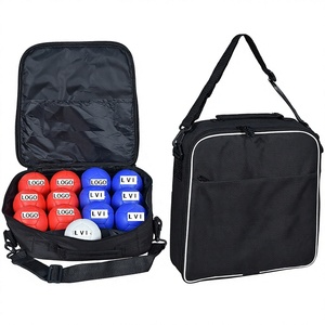 Ensemble de boules de Boccia Sport Paralympique 13 boules 6 rouges 6 bleues 1 blanche PU Moyen Souple 270mm Boule Cible Sac de Transport Robuste LITTLE Gaming - Product Image 3