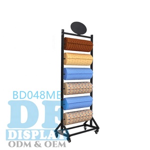 Giá Trưng Bày Cuộn Thảm Thương Mại Tùy Chỉnh Giá Cuộn Thảm Vải Mẫu Mẫu Giá Trưng Bày Thảm - Product Image 1