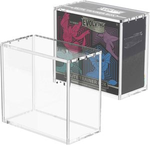 Boîte de présentation magnétique en acrylique pour Pokémon <span class=keywords><strong>Elite</strong></span> Trainer Box – Boîte de collection transparente, protection anti-poussière, vitrine de rangement - Product Image 1