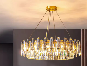 Modern lighting <b>black</b> gold ceiling luxury crystal metal Chandeliers Pendant <b>Lights</b> for <b>living</b> <b>room</b> - Product Image 5