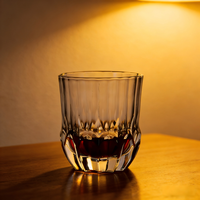 Gobelet à vin en cristal vintage personnalisable, verre transparent, pour les hôtels, offrant une expérience ambrée