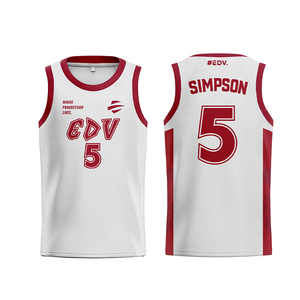 Diseño de Camiseta de Baloncesto con Sublimación, Uniforme de Baloncesto, Camiseta de Baloncesto Escolar - Product Image 2