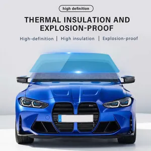 Adesivo per finestrino auto NC-SOC a 2 strati PET VLT5 % UVR99 % Nano pellicola solare 2 Mil in carbonio pellicola per finestrino per auto