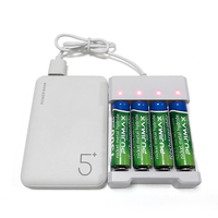 Nimh — chargeur de batterie intelligent avec prise USB, charge rapide, adaptateur pour batteries rechargeables Nimh Nicd, AAA/AA, portables