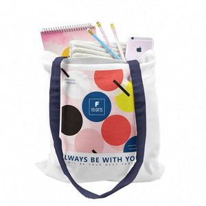 Sacs de shopping en toile de coton personnalisés pour promotion - Product Image 2
