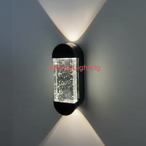 Moderna lampada da parete a LED dorato quadrato stile minimalista novità applique da parete per la decorazione della casa e l'illuminazione ambientale - Product Image 1
