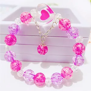 Factory Direct Children's Bracelet Colorful Beaded Children's Bracelet Wholesale Cute Girl Gift