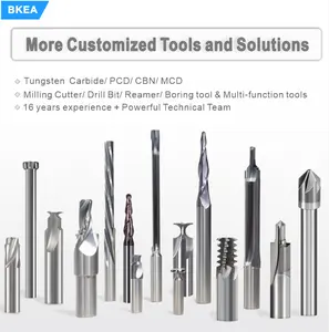 Herramientas de escariador de perforación PCD de carburo cementado o acero de alta precisión, herramientas de diamante, escariador ajustable para Metal