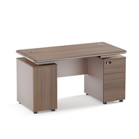 Bureau d'angle de luxe en MDF avec tiroirs modulaires pour PC, mobilier de travail élégant, bureau d'ordinateur moderne pour l'étude