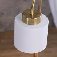 Lampe chauffe-cire électrique pour bougies en pot, avec abat-jour métallique à intensité variable, en marbre blanc, pour chambre à coucher