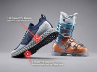 Granulés de polyuréthane thermoplastique recyclé certifiés GRS, granulés écologiques pour chaussures, sacs et accessoires durables