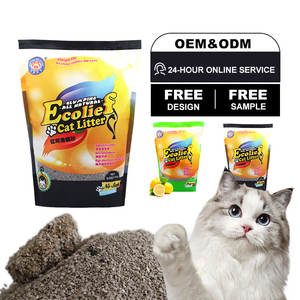 Venta al por mayor de gránulos de <span class=keywords><strong>1</strong></span>-3mm, desodorante, arena para gatos de bentonita triturada no pegajosa - Product Image 6