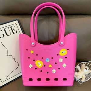 Summer Outdoor Travel EVA <b>Beach</b> <b>Bag</b> Large Capacity EVA Handbags Waterproof EVA Holes <b>Bags</b> - Product Image 5