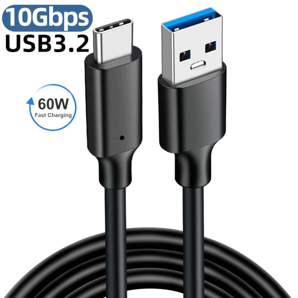 Cavo USB C 3.1 SUMPK 3m (2 Pezzi) - Angolo Retto 100W 10Gbps Ricarica Veloce E Video 4K