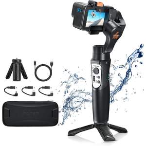 Estabilizador de cardán de 3 ejes Hohem Pro4 para cámaras de acción GoPro Hero 12 11 10 9, grabadora de video portátil a prueba de agua - Product Image 1