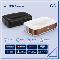 Projecteur laser RGB miniature WUPRO G3 1080P, projecteur intelligent Google TV, 600 lumens ANSI, stock UE
